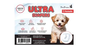 חיתול ULTRA נקבה מידה XS Pets Project