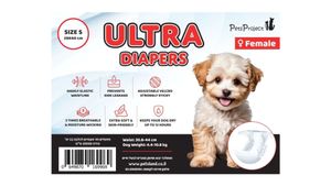 חיתול ULTRA נקבה מידה S Pets Project