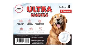 חיתול ULTRA נקבה מידה L Pets Project