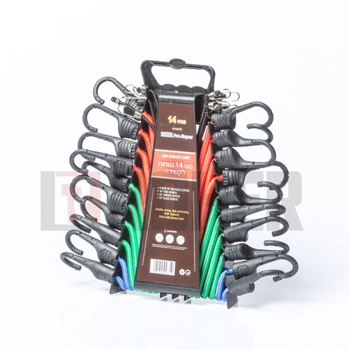 סט 14 מותחני גומי לקשירה 25 עד 80 ס