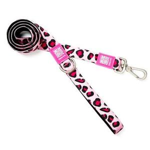 Max & Molly Leash S - Leopaed Pink 160cm