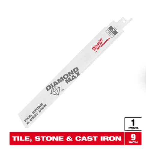 להב גיזום Milwaukee SAWZALL דגם 48-00-1304 אורך 9 אינץ 5TPI לעץ נקי יחידה אחת