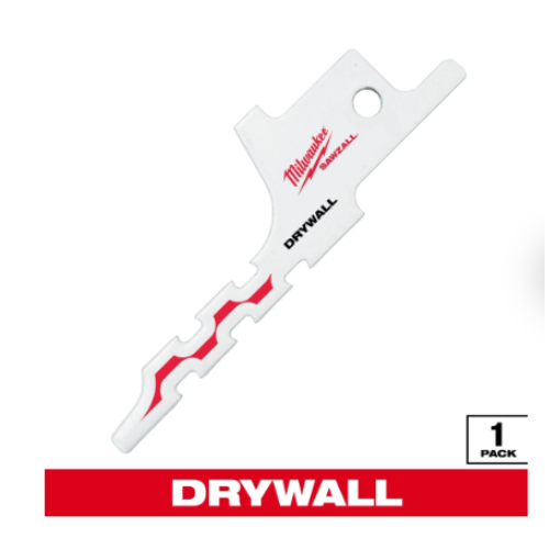 להב גבס Milwaukee SAWZALL דגם 48-00-1640 לחיתוך פתחים בגבס לעבודות חשמל ואינסטלציה