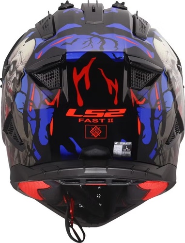 קסדת אל אס 2 שח/כח-  LS2 MX708 FAST 2 ZOMBIE