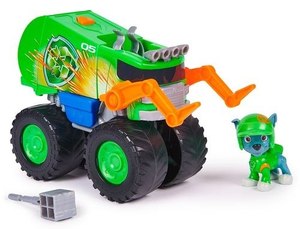 משאית מחזור גלגלי ענק יורה חץ עם דמות של רוקי  מבית מפרץ ההרפתקאות