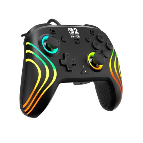 בקר גיימינג חוטי צבע שחור Turtle Beach Afterglow Wave Wired Controller for Nintendo Switch 2