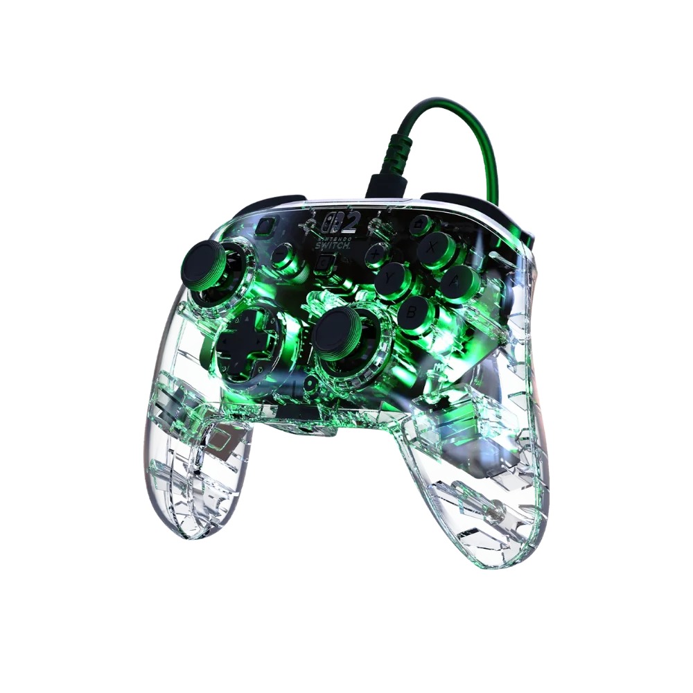 בקר גיימינג חוטי צבע שקוף עבור Turtle Beach Afterglow™ Wired Controller Nintendo Switch 2