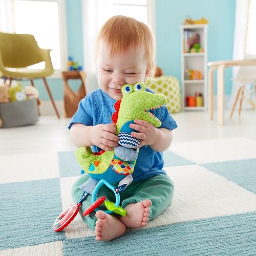 בובת תנין פעילות עם אפשרות תליה