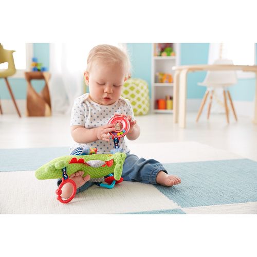 בובת תנין פעילות עם אפשרות תליה