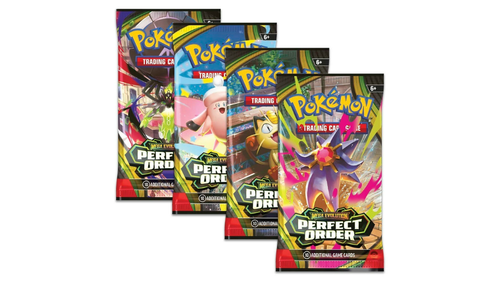 Pokémon TCG: Mega Evolution-Perfect Order Booster  Pack      קלפי פוקימון 