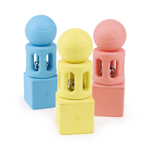 שלישיית רעשנים גאומטריים 9 חלקים