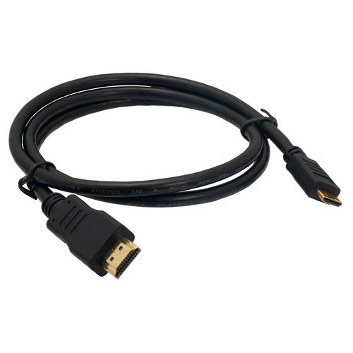 כבל 1.8 מטר זכר-זכר Gold Touch HDMI To Mini HDMI Ultra HD 4K*2K 