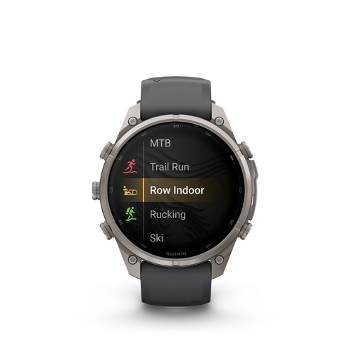 שעון חכם Garmin Fenix 9 Pro inReach  51mm Titanium with Graphite/Black Silicone band