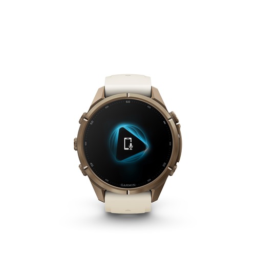 שעון חכם Garmin Fenix 9 Pro inReach 43mm Titanium Autumn Gold with Cream/French Gray Silicone band