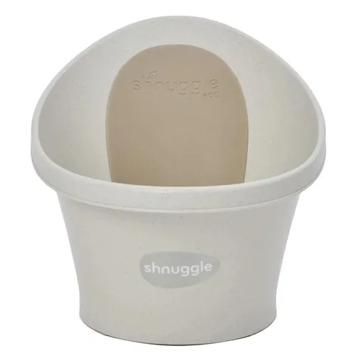 אמבטיה קומפקטית לתינוק עם מעמד גבוה מתקפל Shnuggle צבע cookies & cream