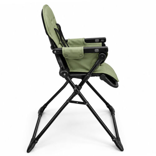 כיסא אוכל מתקפל FOLD & GO מבית BabySafe  (ירוק)
