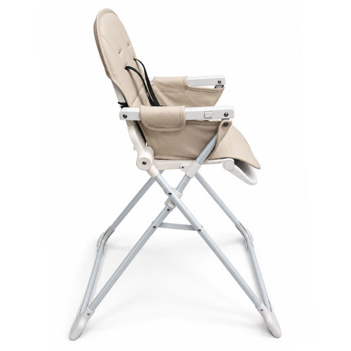 כיסא אוכל מתקפל FOLD & GO מבית BabySafe  (בז')