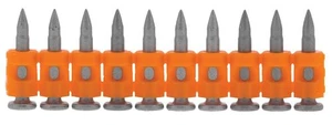 מסמרים לאקדח גז SPIT PULSA HC6 לבטון קשה ומתכת 15-65 מ"מ (כתום) - 500 מסמרים + מיכל גז  