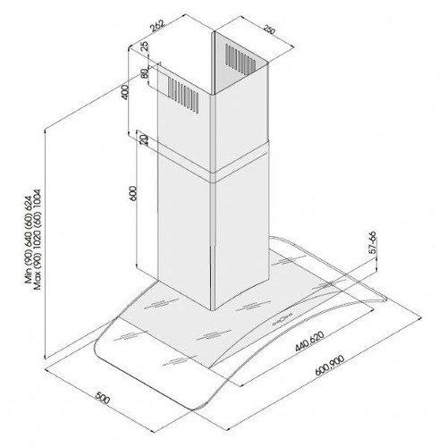 קולט אדים Ly Vent LVG285