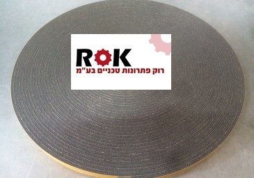דבק דו צדי ספוגי שחור חזק במיוחד tesa 50 מטר