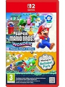 NSW2 GAME SUPER MARIO BROS. WONDER + MEETUP IN BELLABEL PARK NINTENDO SWITCH 2