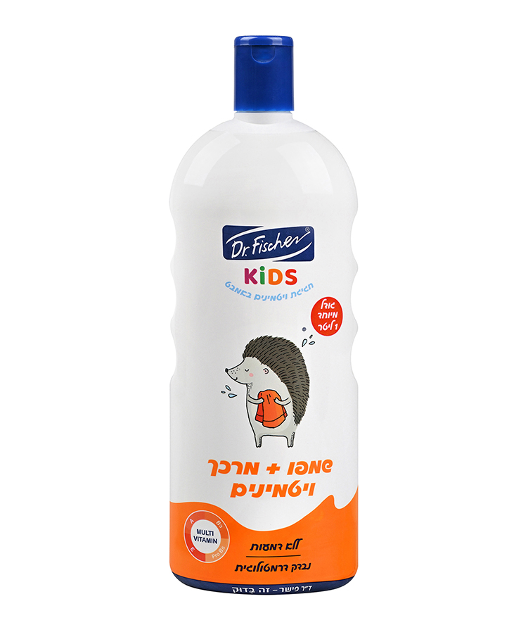 קידס שמפו ומרכך ויטמינים לילדים Dr. Fischer