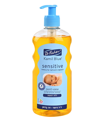 קמיל בלו Sensitive שמפו ללא דמעות לתינוק Dr. Fischer