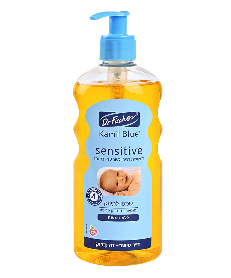 קמיל בלו Sensitive שמפו ללא דמעות לתינוק Dr. Fischer