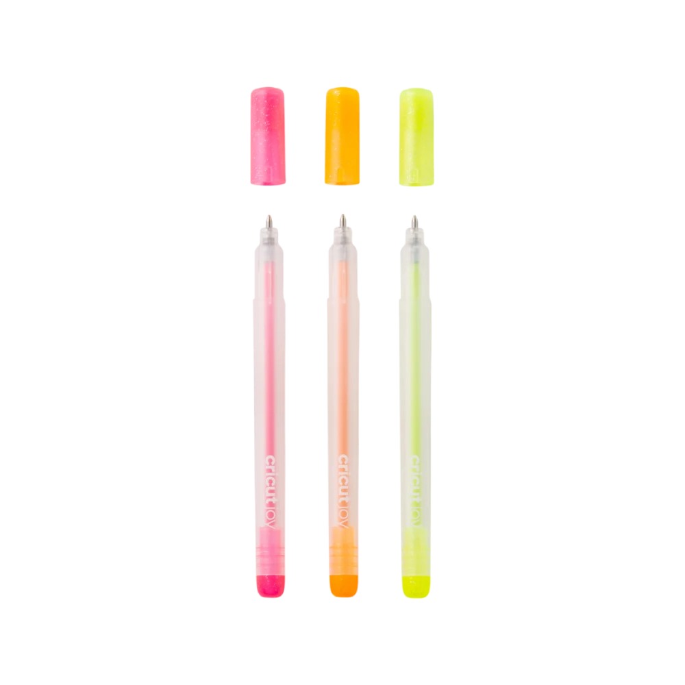 עטים 3 יחידות Cricut Joyglit Gelneon 0.8