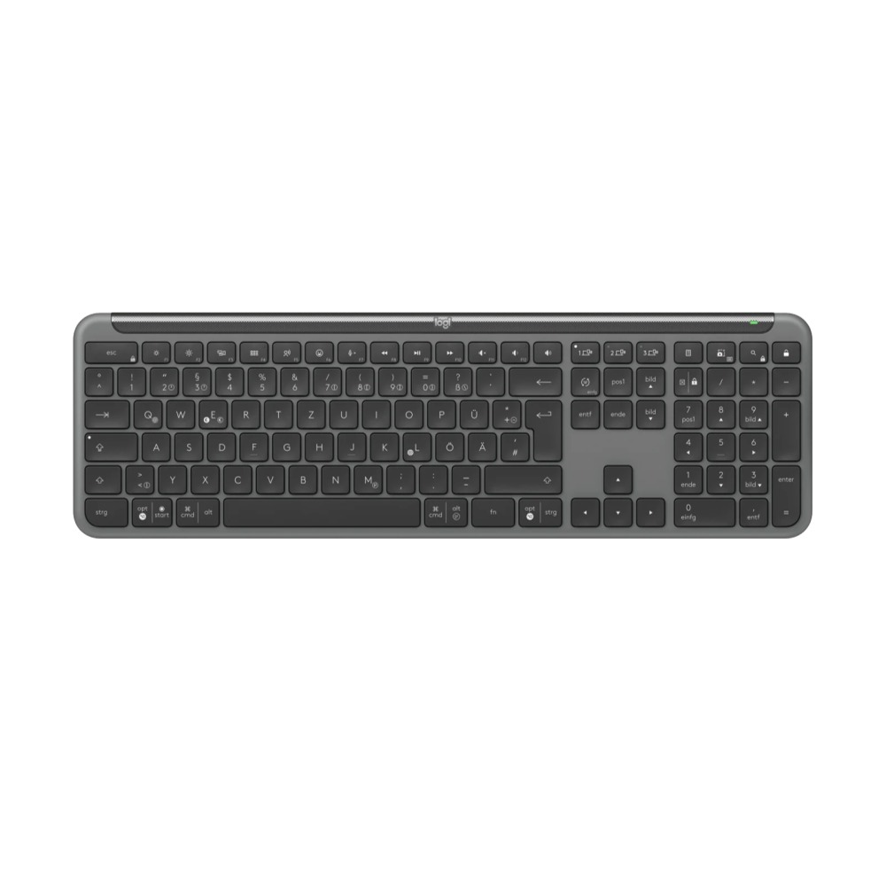 מקלדת גיימינג אלחוטית צבע Logitech  K950 Slim Graphite