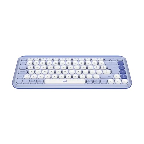 מקלדת אלחוטית צבע לילך Logitech Pop Icon Keys