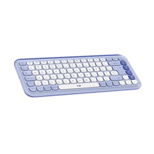 מקלדת אלחוטית צבע לילך Logitech Pop Icon Keys