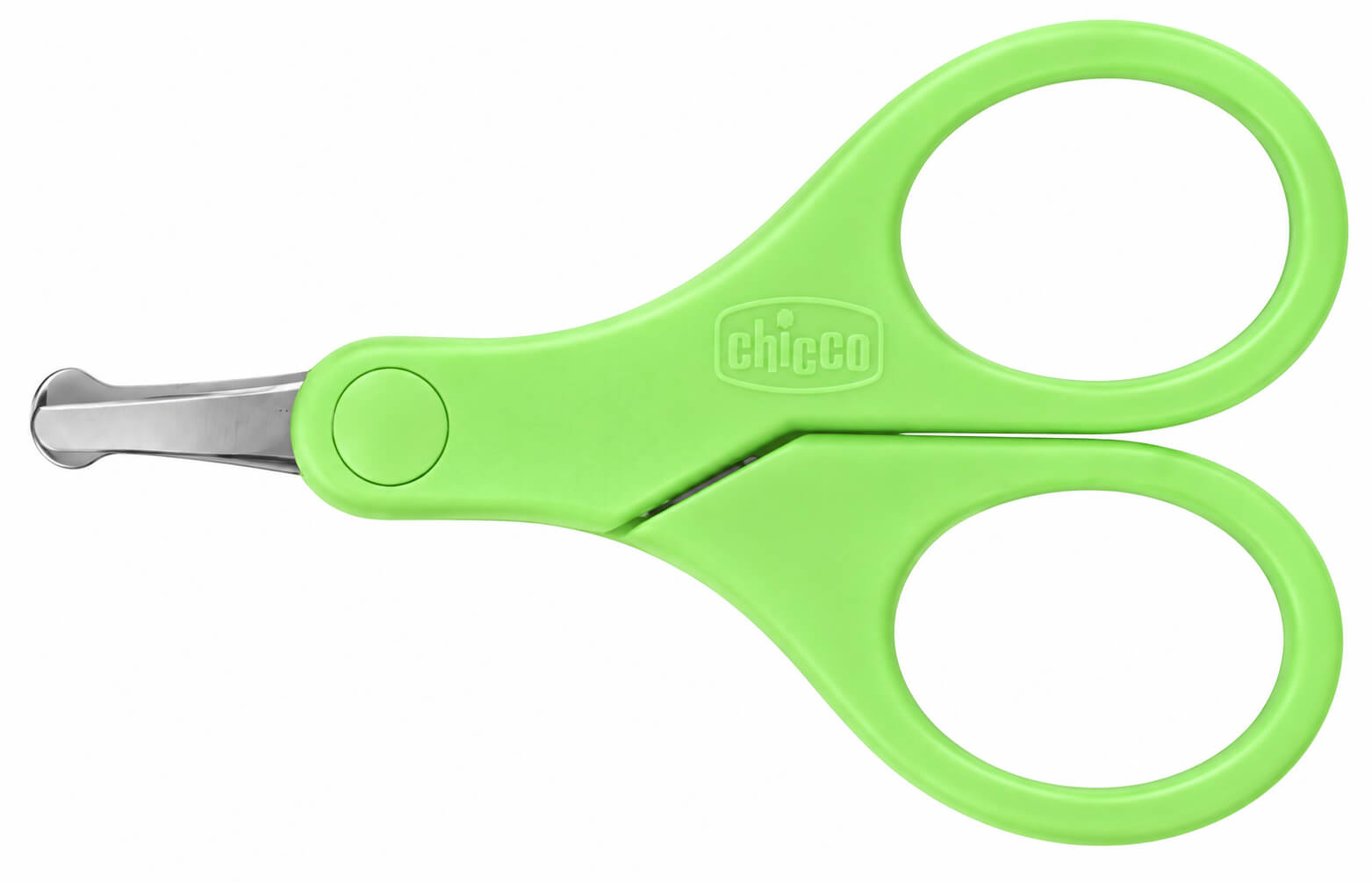 מספריים לתינוק עם להב קצר ירוק Chicco