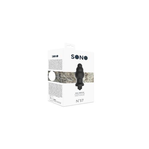פלאג אנאלי פרימיום רוטט שחור Shots - Sono N.57