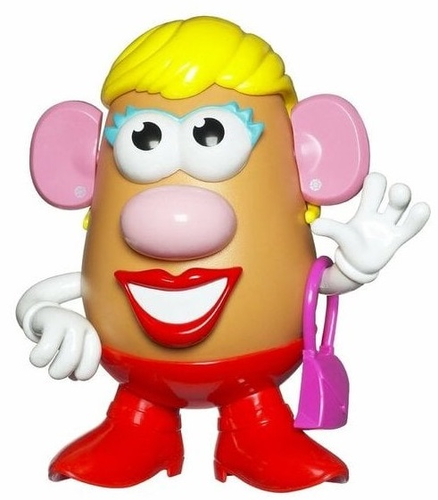 גברת תפוח אדמה Mrs. Potato Head קלאסית עם 12 חלקים