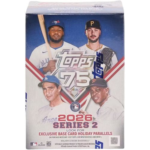 קלפי ספורט ליגת בייסבול סדרה 2 2026 2026 Topps Series 2 Baseball Blaster Box