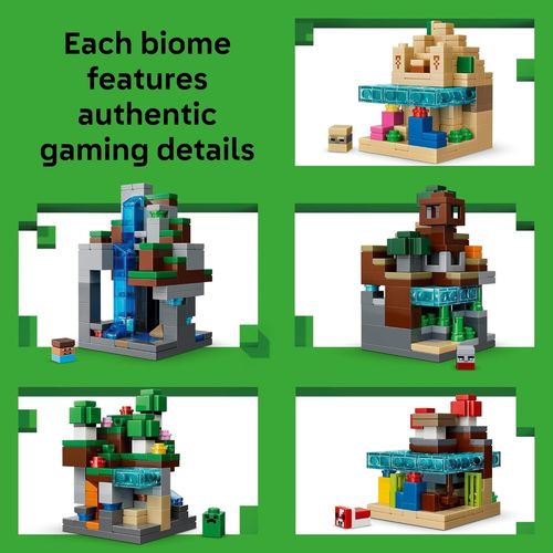 לגו מיינקראפט 797 חלקים מיני ביומות Minecraft Mini Biomes דגם 21589