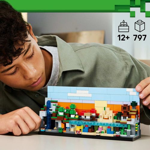 לגו מיינקראפט 797 חלקים מיני ביומות Minecraft Mini Biomes דגם 21589