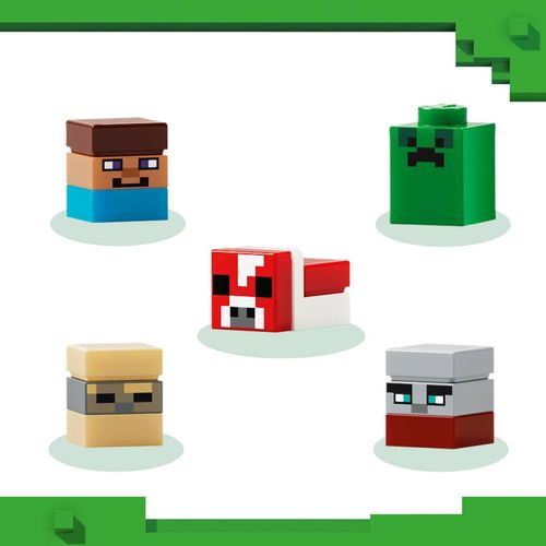 לגו מיינקראפט 797 חלקים מיני ביומות Minecraft Mini Biomes דגם 21589