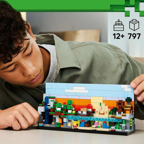 לגו מיינקראפט 797 חלקים מיני ביומות Minecraft Mini Biomes דגם 21589