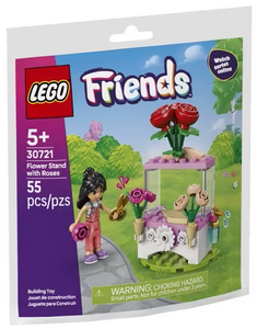 חברות שקית 55 חלקים: דוכן פרחים עם ורדים Friends Flower Stand with Roses דגם 30721