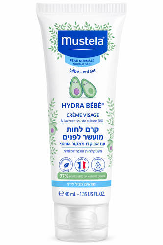 קרם לחות מועשר לפנים לתינוקות וילדים Mustela