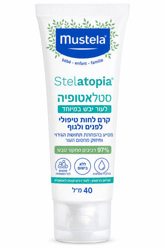 סטלאטופיה קרם לחות טיפולי לפנים לתינוקות וילדים Mustela