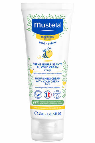 קרם פנים מועשר לעור יבש לתינוקות וילדים Mustela
