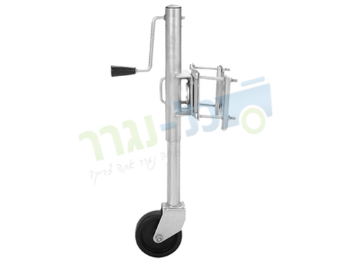 רגלית גלגל מתהפכת + ידית גיר צד לעומס 450 ק