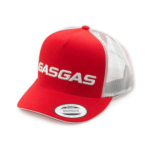 כובע אדום לבן  TRUCKER אדום GAZGAZ ONE SIZE