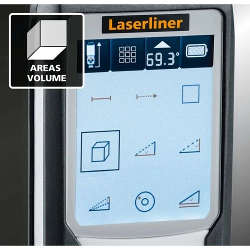 ‏מד מרחק לייזר LASERLINER Gi5 עם חיישן שיפוע למדידת זוויות