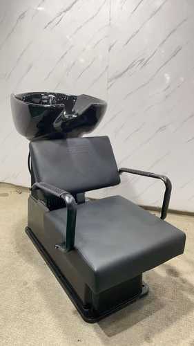 כיור למספרה דגם BH-P3032B עם קערת חרסינה לבנה או שחורה