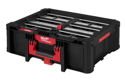 ארגונית רב תא 10 תאים PACKOUT Tip Bin™ מבית milwaukee מילווקי