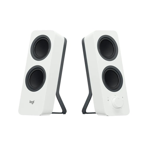 רמקולי סטריאו בלוטוס למחשב צבע לבן Logitech Z207
